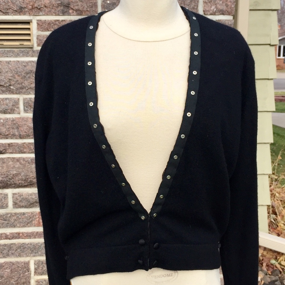 Maurice Bruder 50’s Black Cashmere Sweater